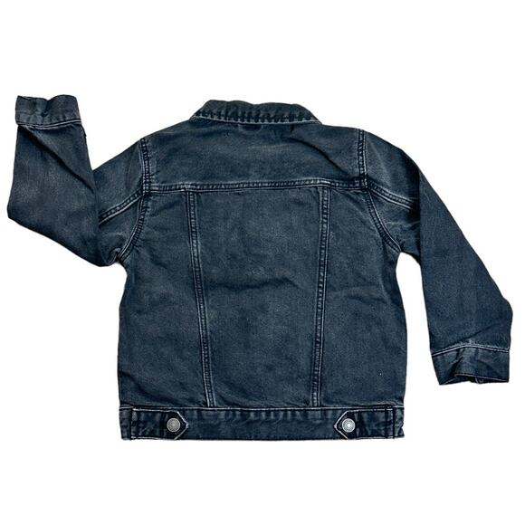 Zara Kids Black Denim Jacket 3-4y - Picture 5 of 5